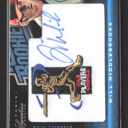 2012 Panini Signature Series Will Middlebrooks #128 274/299 MLB Patch Auto