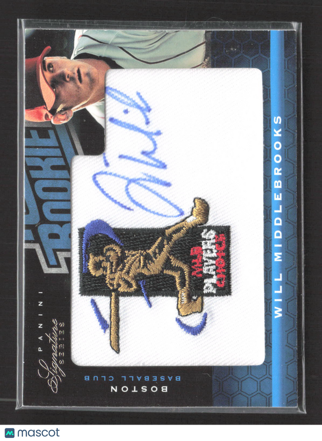 2012 Panini Signature Series Will Middlebrooks #128 274/299 MLB Patch Auto