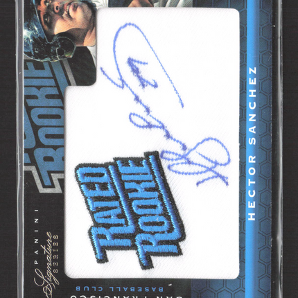 2012 Panini Signature Series Hector Sanchez #119 050/299 Rated Rookie Patch Auto