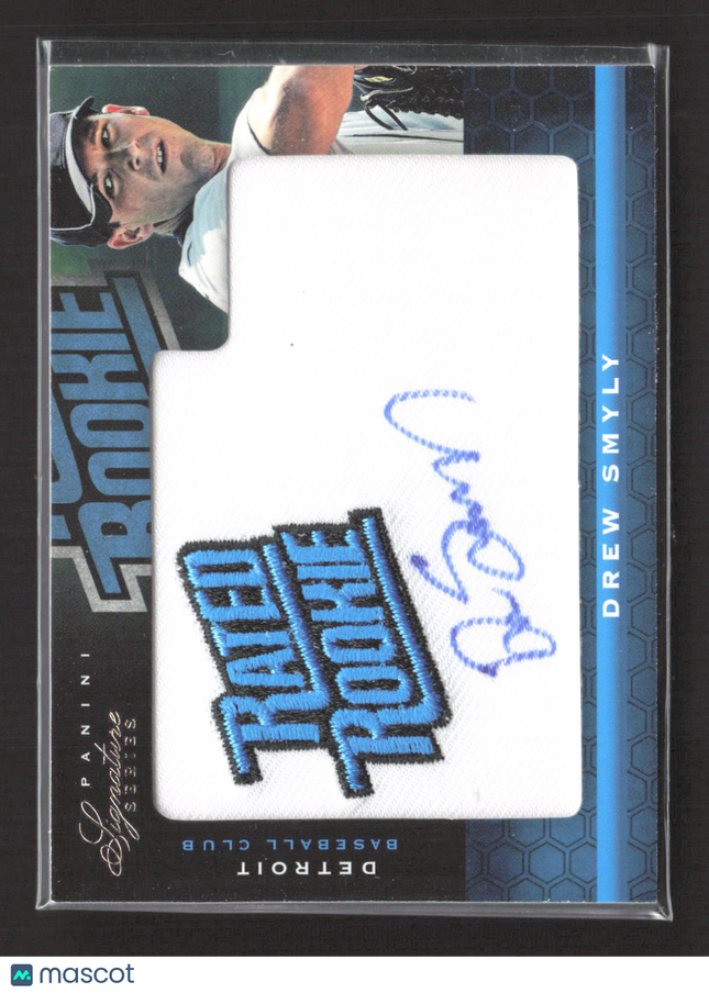 2012 Panini Signature Series Drew Smyly #115 Rated Rookie Patch Auto /299