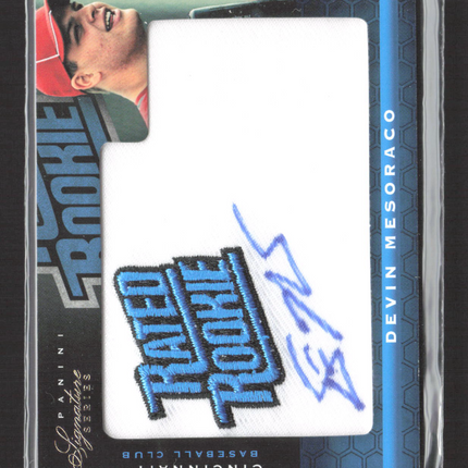 2012 Panini Signature Series Devin Mesoraco #112 Rated Rookie Patch 154/299 Auto