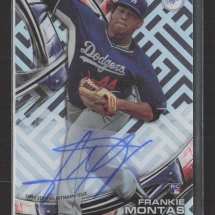 2016 Topps High Tek Frankie Montas #HT-FM Labyrinth Pattern RC Auto