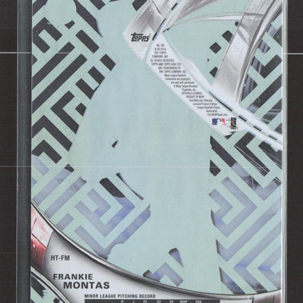 2016 Topps High Tek Frankie Montas #HT-FM Labyrinth Pattern RC Auto