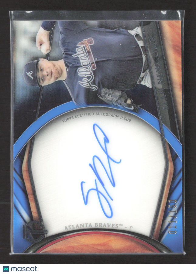 2018 Topps Tribute Sean Newcomb #TA-SNE 011/150 Auto