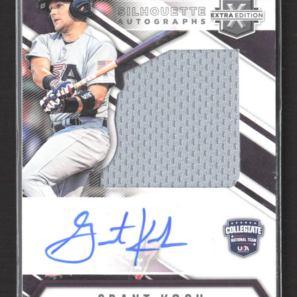 2017 Elite Extra Edition Silhouette Grant Koch #USCS-GK 27/99 Jersey Auto