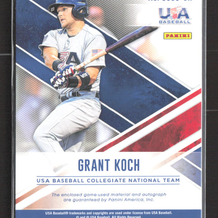 2017 Elite Extra Edition Silhouette Grant Koch #USCS-GK 27/99 Jersey Auto
