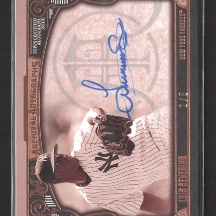 2016 Topps Museum Collection Archival Auto Luis Severino #AA-LS 2/5