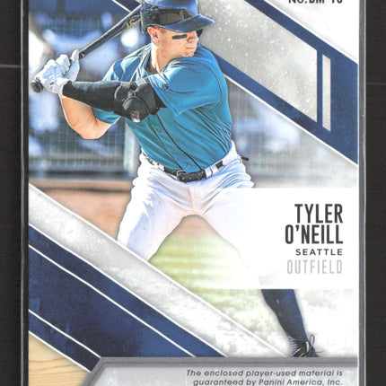 2017 Panini Elite Extra Edition Tyler O'Neill #DM-TO 71/99 Jersey Gold