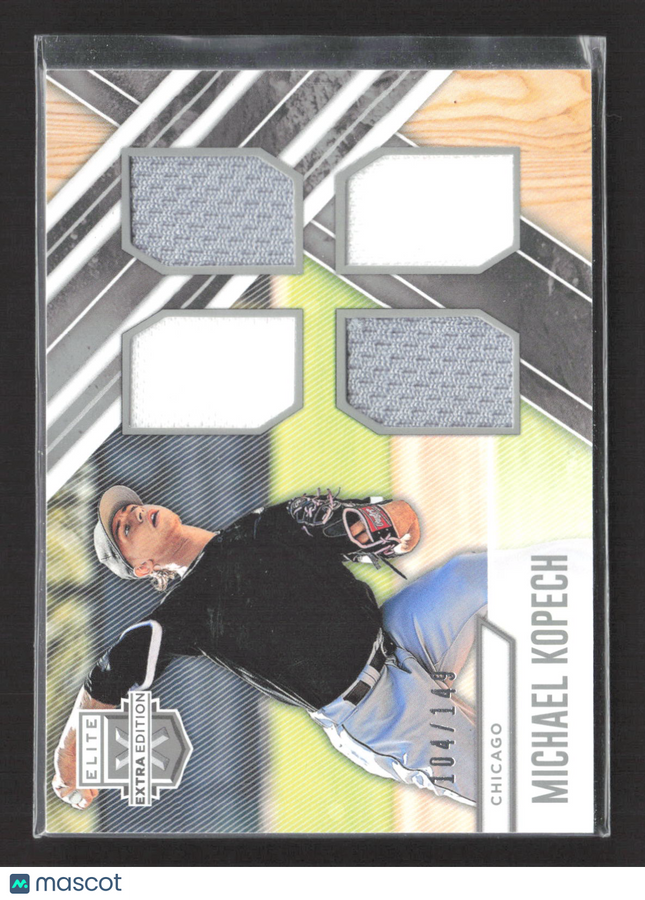 2017 Panini Elite Extra Edition Michael Kopech #QM-MK 104/149 Jersey Quad