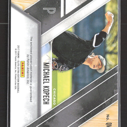2017 Panini Elite Extra Edition Michael Kopech #QM-MK 104/149 Jersey Quad