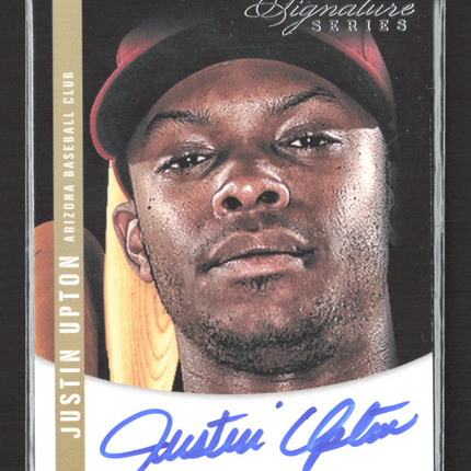 2012 Panini Signature Series Justin Upton #38 27/99 auto
