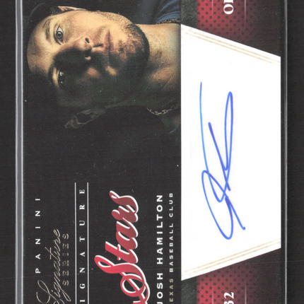 2012 Panini Signature Series Signature Stars Josh Hamilton #18 Auto /25