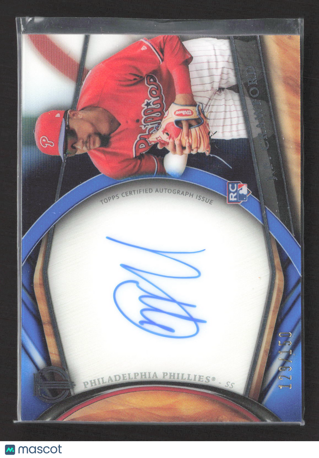 2018 Topps Tribute J.P. Crawford #TA-JC Blue 129/150 RC Auto
