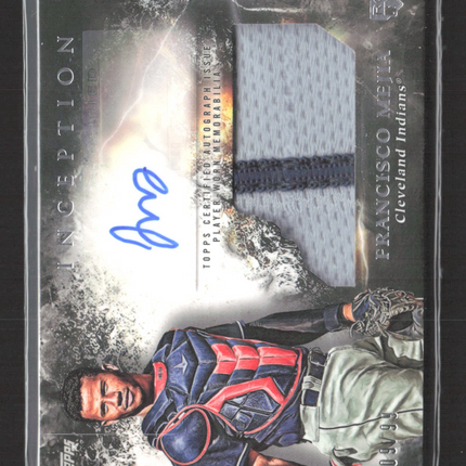2018 Topps Inception Francisco Mejia #IAP-FM Patch Auto /99