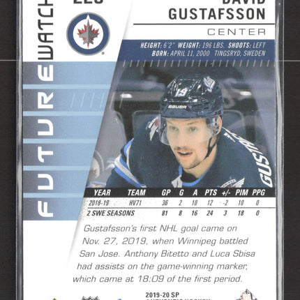 2020 Upper Deck SP Authentic Future Watch David Gustafsson #223 258/999