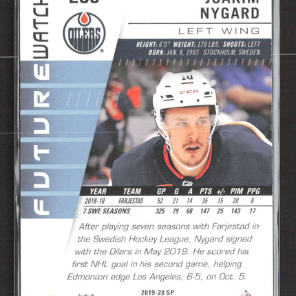 2020 Upper Deck SP Authentic Future Watch Joakim Nygard #206 955/999