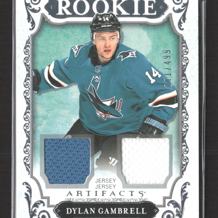 2017 Upper Deck Artifacts Dylan Gambrell #169 071/499 Memorabilia Jersey