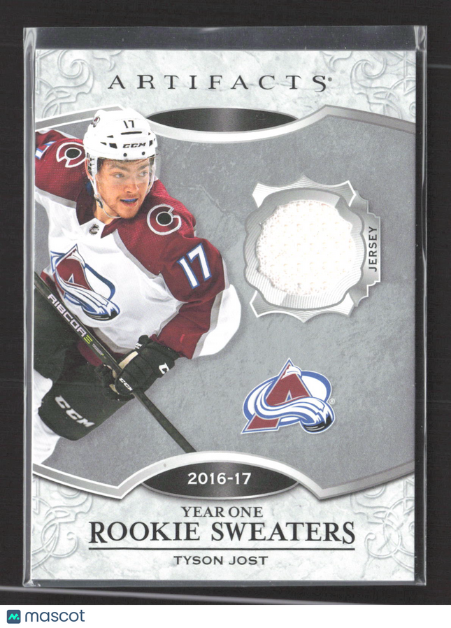 2018 Upper Deck Artifacts Year One Rookie Sweaters Tyson Jost #RS-TJ Jersey