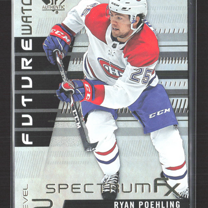 2020 Upper Deck SP Authentic Spectrum FX Ryan Poehling #S-90 Level 2