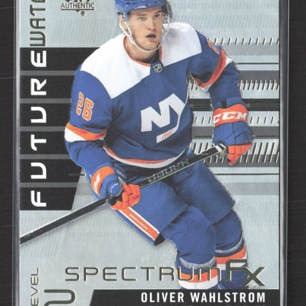 2020 Upper Deck SP Authentic Spectrum FX Oliver Wahlstrom #S-74 Level 2