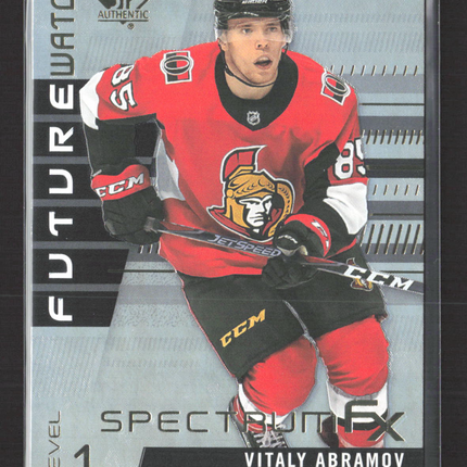 2020 UD SP Authentic Future Watch Spectrum FX Vitaly Abramov #S-55 Level 2