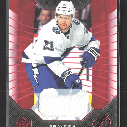 2020 Upper Deck Trilogy Brayden Point #38 Game-used Jersey