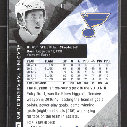 2017 Upper Deck SPx Vladimir Tarasenko #11 /299