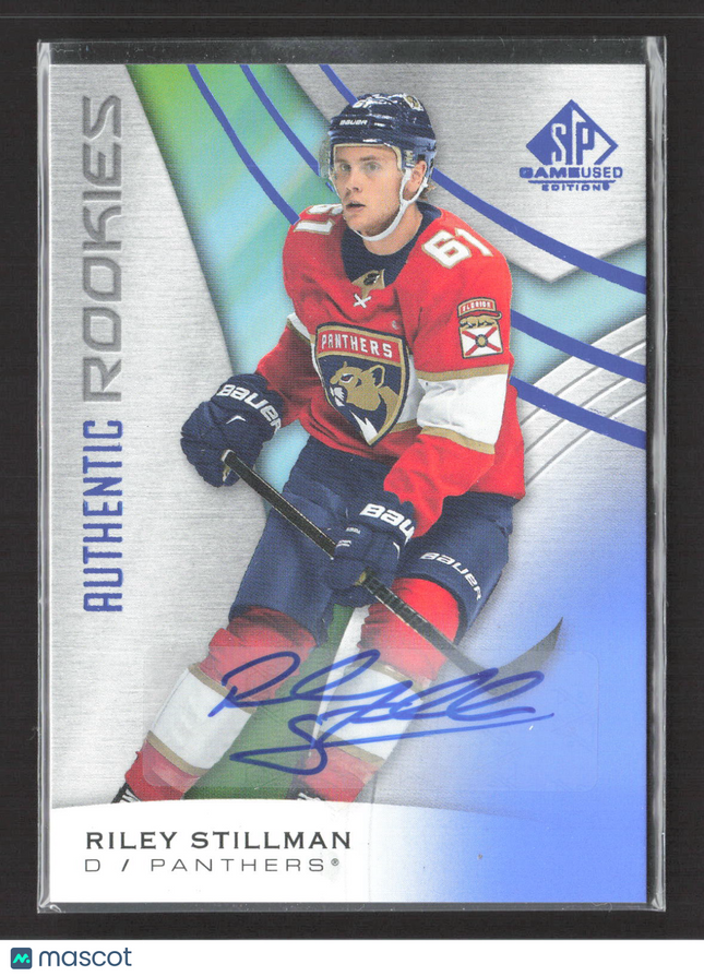 2020 Upper Deck SP Game Used Authentic Rookies Riley Stillman #133 Auto