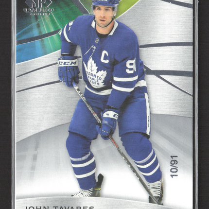 2020 Upper Deck SP Game Used Hockey John Tavares #32 10/91