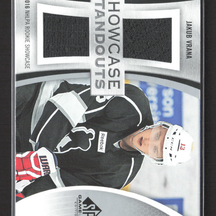 2020 Upper Deck SP Game Used Showcase Standouts Jakub Vrana #SS-JV Jersey