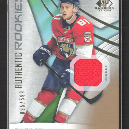 2020 Upper Deck SP Game Used Hockey Riley Stillman #133 095/599 Jersey