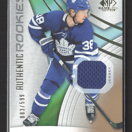 2020 Upper Deck SP Game Used Hockey Rasmus Sandin #122 Jersey