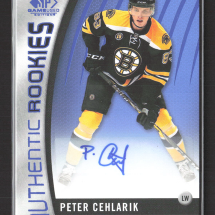 2018 Upper Deck SP Game Used Hockey Peter Cehlarik #136 Authentic Rookies Auto