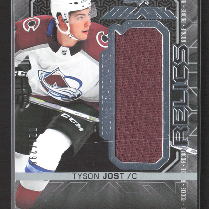 2017 Upper Deck Black Rookie Trademarks Relics Tyson Jost #RT-TJ 027/299 Jersey