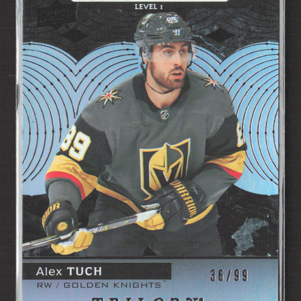 2017 Upper Deck Trilogy Rookie Premieres Alex Tuch #57 Level 36/99