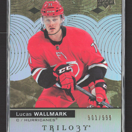 2018 Upper Deck Trilogy Rookie Premieres Lucas Wallmark #63 Level 901/999
