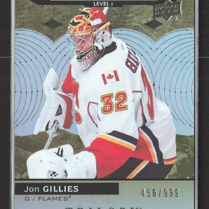 2018 Upper Deck Trilogy Trilogy Level 1 Jon Gillies #64 Rookie Premieres 456/999