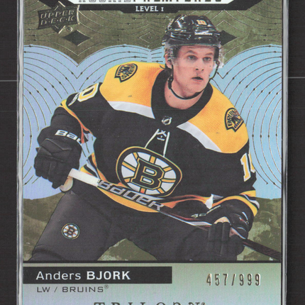 2018 Upper Deck Trilogy Rookie Premieres Anders Bjork #67 Level 457/999