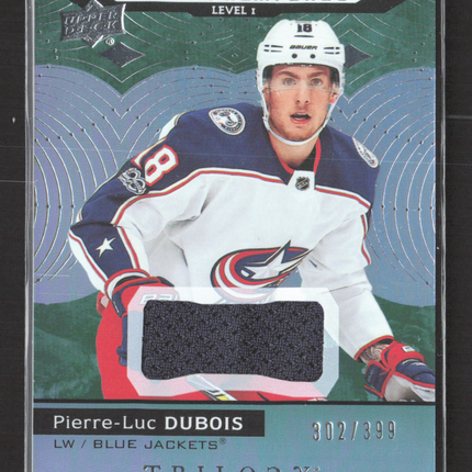 2018 Upper Deck Trilogy Rookie Premieres Pierre-Luc Dubois #79 Jersey 302/399