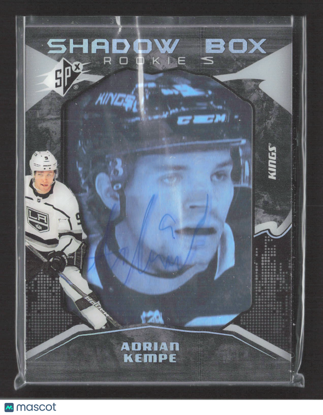 2018 Upper Deck SPx Shadow Box Rookies Adrian Kempe #29 Auto /149