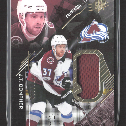 2018 Upper Deck SPx J.T. Compher #R-JT Jersey Patch /299