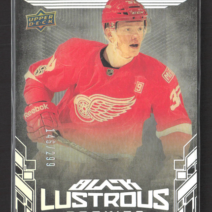 2018 Upper Deck Black Lustrous Rookies Evgeny Svechnikov #LR-ES 146/299