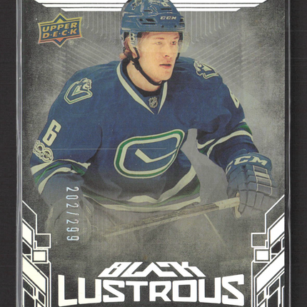 2018 Upper Deck Black Lustrous Rookies Brock Boeser #LR-BB 202/299