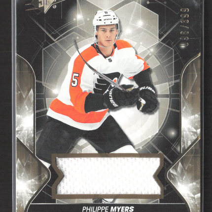 2020 Upper Deck SPx Hockey Philippe Myers #61 Jersey Patch 668/960 Memorabilia