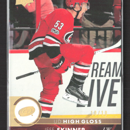 2018 Upper Deck Series 2 High Gloss Jeff Skinner #284 10/10
