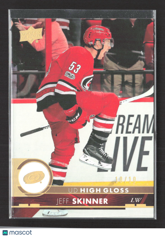 2018 Upper Deck Series 2 High Gloss Jeff Skinner #284 10/10
