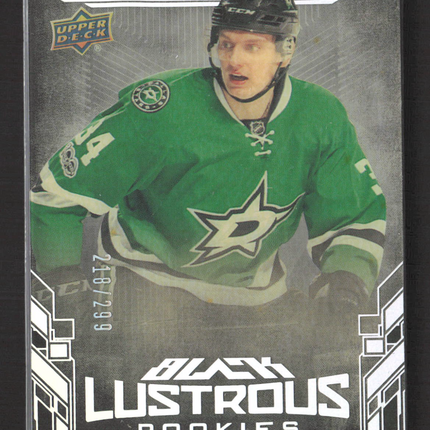 2018 Upper Deck Black Lustrous Rookies Denis Gurianov #LR-DG 218/299