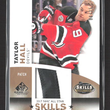 2017 Upper Deck SP Game Used Skills Fabrics Taylor Hall #AS-TH 08/35 Patch