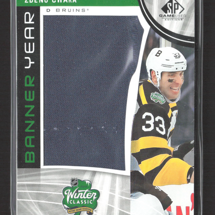 2020 UD SP Game Used Banner Year Zdeno Chara #BWC-10 Winter Classic Relic