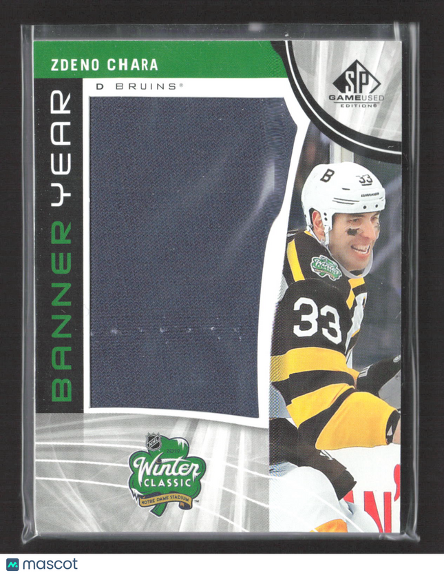 2020 UD SP Game Used Banner Year Zdeno Chara #BWC-10 Winter Classic Relic